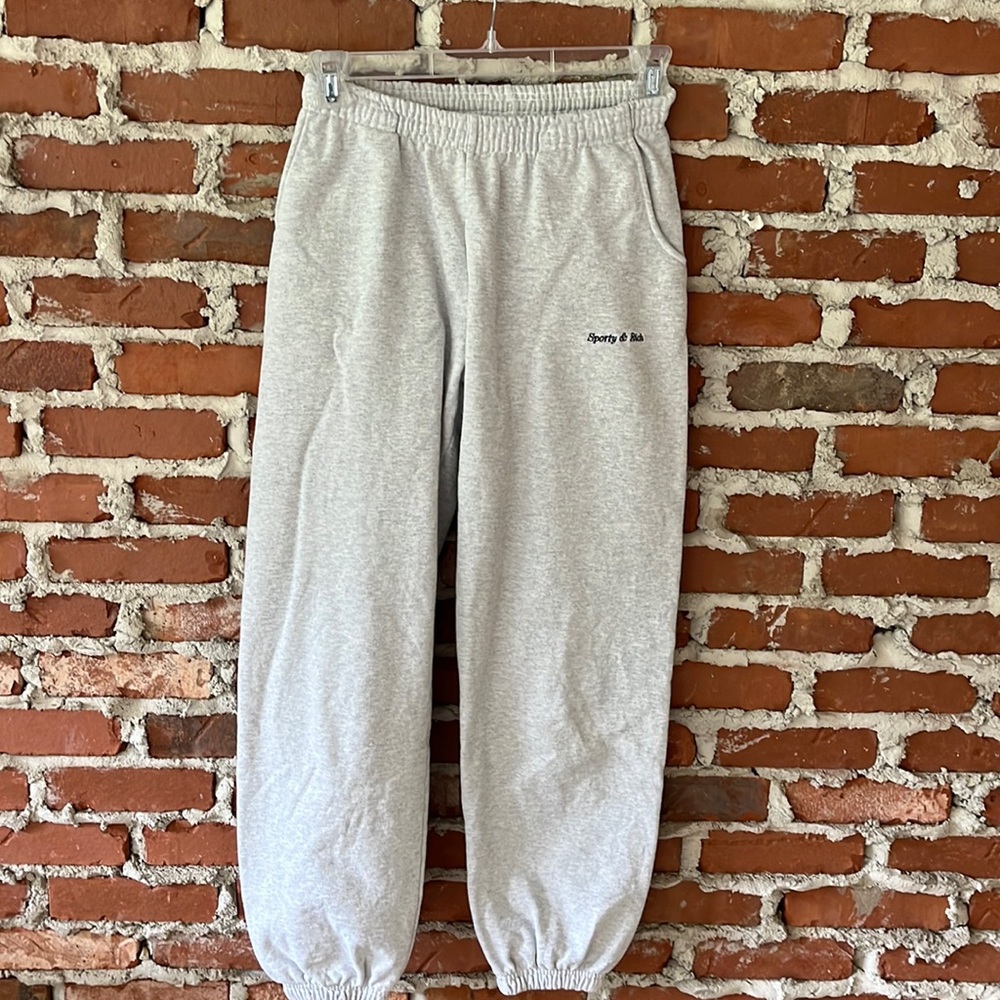 Sporty & Rich Gray Track Pants